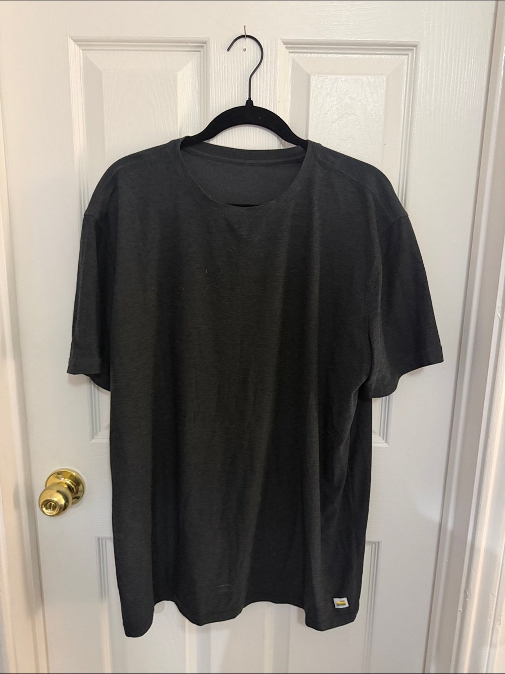 Vuori Dark Charcoal Short Sleeve Crew Tee